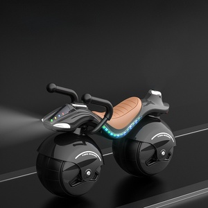 Nouveau design de vélo d'équilibre électrique <span class=keywords><strong>pour</strong></span> enfants de 2 à 6 ans, voiture à roulettes, pneus silencieux en EVA, alimentation par <span class=keywords><strong>batterie</strong></span>, jouet à roulettes en plastique <span class=keywords><strong>pour</strong></span> bébés - Product Image 1