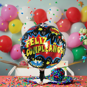 Buon compleanno 45cm/18in lamina palloncino metallico elio palloncino gonfiabile per la festa della mamma capodanno cinese nuovo scuola 100 pz - Product Image 4