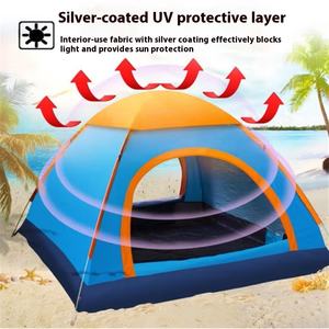 Tente Oxford intérieure/extérieure portable pour une personne pour la pêche à la plage <span class=keywords><strong>Camping</strong></span> simple pliant à une chambre pour le séjour d'été des enfants - Product Image 2