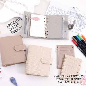 Organiseur de portefeuille en cuir de lézard Yihe Best Seller A7, reliure à 6 anneaux, feuilles mobiles, idéal pour le <span class=keywords><strong>bureau</strong></span> et comme cadeau d'argent - Product Image 5