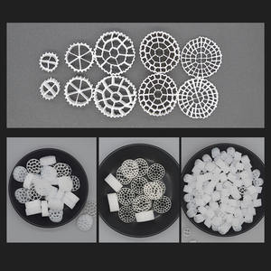 Hoog-efficiënte HDPE MBBR biofilmdragermedia, plastic ronde bevestigingen voor de behandeling van huishoudelijk en industrieel afvalwater - Product Image 6