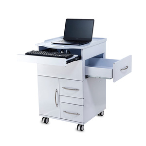 Gabinete Médico Dental Móvil 515x575x815mm con 4 Cajones, Carro de Almacenamiento de Equipo Hospitalario con Ruedas para Uso Clínico - Product Image 3
