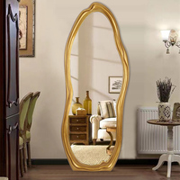Miroir mural rétro européen en forme d'extraterrestre WINER M&G, miroir mural, miroir de sol pour la maison, miroir de corps entier