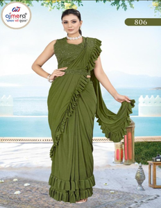 Sarees Étnicos de Moda al por Mayor para Mujer, Diseños Elegantes, Secado Rápido, Protección Solar, Mejores Precios para Compradores al por Mayor, Ideales para Fiestas - Product Image 2