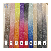 Tissu à paillettes dégradé irisé de qualité supérieure YX2704, tissu à paillettes brillant extensible en maille, vente en gros