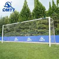 Vente chaude 11 VS 11 Poteaux de but de football en aluminium portables légers pour l'extérieur
