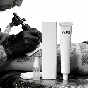 Exclusiva Crema para Tatuajes Línea 2025, Indolora, 99.9%, Colección de Equipos para Tatuajes, Esenciales Profesionales para el Cuidado Posterior del <span class=keywords><strong>Tatuaje</strong></span> para Artistas - Product Image 6