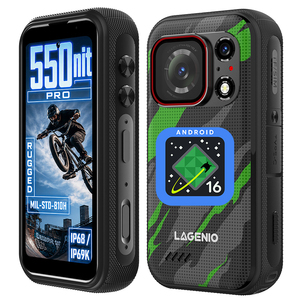 LAGENIO Eagle Pro 5G Telefono Robusto 152.6 ° Telefono Robusto Android con Fotocamera Grandangolare Sony da 48MP, Telefoni Portatili Resistenti in Stock - Product Image 1