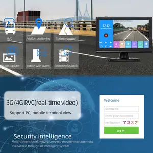 10.1 "IPS 4G Full Netcom Beidou GPS 2.5D Touch Four-way Monitoring Easy Installation Car Monitor Touch Screen