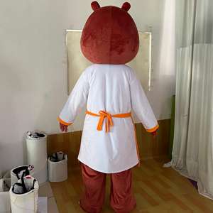 Yetişkin marka maskot kostüm yumuşak peluş cadılar bayramı film ve TV şef inek karikatür karakter Cosplay yürüyüş reklam için uygun - Product Image 3