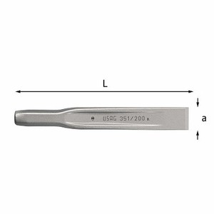 Ciseau Ushio 351 200 mm pour le travail des métaux - Product Image 1