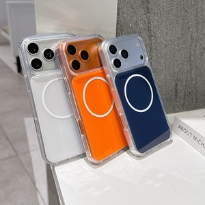 Nueva <span class=keywords><strong>Funda</strong></span> Transparente para <span class=keywords><strong>iPhone</strong></span> 17 16 <span class=keywords><strong>Pro</strong></span> <span class=keywords><strong>Max</strong></span>, Carcasa Magnética para Móvil, Fundas para <span class=keywords><strong>iPhone</strong></span> - Product Image 3