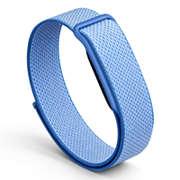 Bracelet de fitness sans écran en nylon respirant et doux Google Phoebe Air, compatible Google Fit pour Fitbit Air