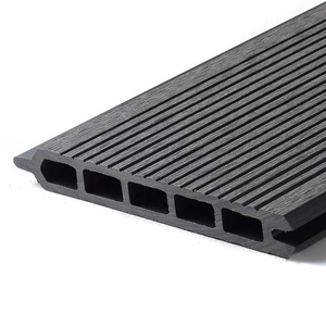 Châu âu phong cách XF-D206 WPC nhựa vườn hàng rào tấm nhiệt được xử lý gỗ composite sự riêng tư hàng rào hệ thống 3D mô hình bao gồm - Product Image 1