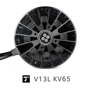 มอเตอร์ไร้แปรงถ่าน T-MOTOR V13L 65KV ประสิทธิภาพสูง 12S-24S สำหรับโดรน VTOL บรรทุกหนัก ทำแผนที่  ระบบขับเคลื่อนอุตสาหกรรม IP55 ทนทานสูง - Product Image 3