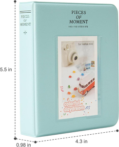 Album photo pour Instax Mini 8, capacité 128 photos, couverture en PVC, finition mate écologique, reliure thermique - Product Image 2