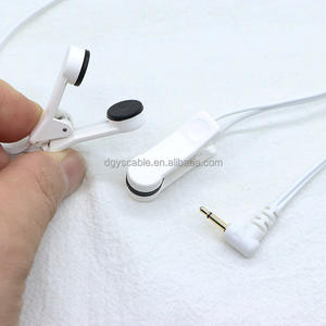 Chất lượng cao tùy chỉnh 2.5mm lưỡng cực Nam để kép ECG ekg Silicone Tai Clip Cáp - Product Image 4