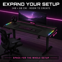 Bureau intelligent AOR à hauteur réglable, à moteur unique, électrique, pour le télétravail, bureau assis-debout, mobilier ergonomique, vente en gros d'usine