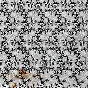 Vestido de Novia DELACE WM, Tela de Encaje Calado, Nuevo Diseño, Encaje con Flores Bordadas, Vestido de Novia de Encaje - Product Image 1