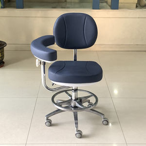 Luxury Small Spa Salon <b>Stool</b> with Armrests Copper Aluminum Alloy Base Foot Control Customizable Color Massage & Portable Design - Product Image 3