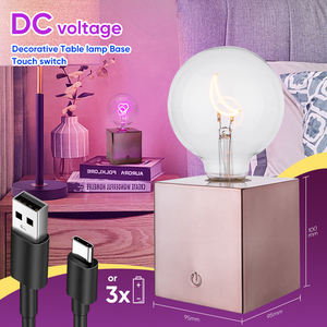 Bắc Âu hiện đại trang trí nội thất li-pin nhựa vuông <span class=keywords><strong>E27</strong></span> đèn bảng đèn chủ căn cứ - Product Image 4