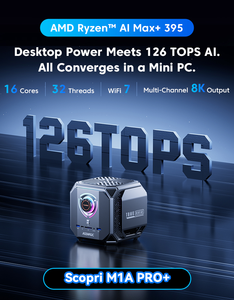 Mini <span class=keywords><strong>PC</strong></span> M1A PRO +AI Max+ 395/Intel Core I9-13900HK DDR5 SSD 16 Go VRAM Nouveau pour le <span class=keywords><strong>jeu</strong></span> et les affaires - Product Image 1