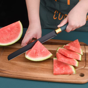 Stainless Steel Fruit Knife 8-9.9 In Multi Purpose Household Watermelon Cutter Long Blade Kitchen Knife - Product Image 1