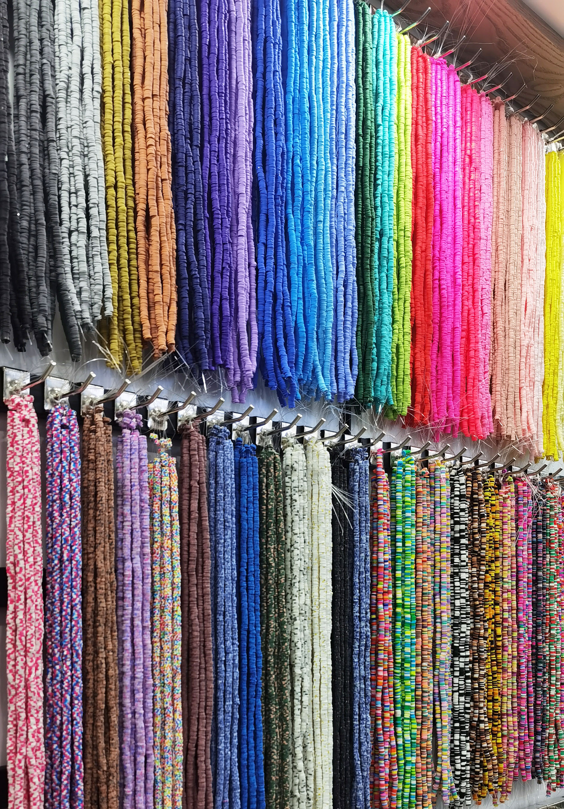 200 Perline Polimero Colorate Miste 20 Colori | Rotonde 8mm, Per Braccialetti Fai-Da-Te, Fatte A Mano