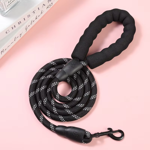 Nylon Reflective <strong>Dog</strong> <strong>Collar</strong> with Explosion-Proof Rope Striped Pattern Fur Decoration Simple Style Pulling <strong>Chain</strong> <strong>for</strong> Pets - Product Image 6