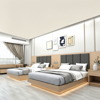 Direkt vom Hersteller: Modernes Luxus-Hotelzimmer-Möbelset, Maßgefertigt für Resort-Apartments und Gästezimmer in Gastgewerbe-Projekten