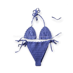 ชุดบิกินี่แบบสามเหลี่ยมพิมพ์ลายสองด้านสำหรับผู้หญิง ผลิตโดยผู้ผลิตโดยตรง แห้งเร็ว ต้านเชื้อแบคทีเรีย รุ่นปี 2025 - Product Image 5