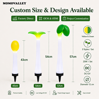 MOMOVALLEY Décoration de jardin LED professionnelle pour Noël, Lumières à haute densité, Figurines lumineuses, Solution personnalisée sur mesure
