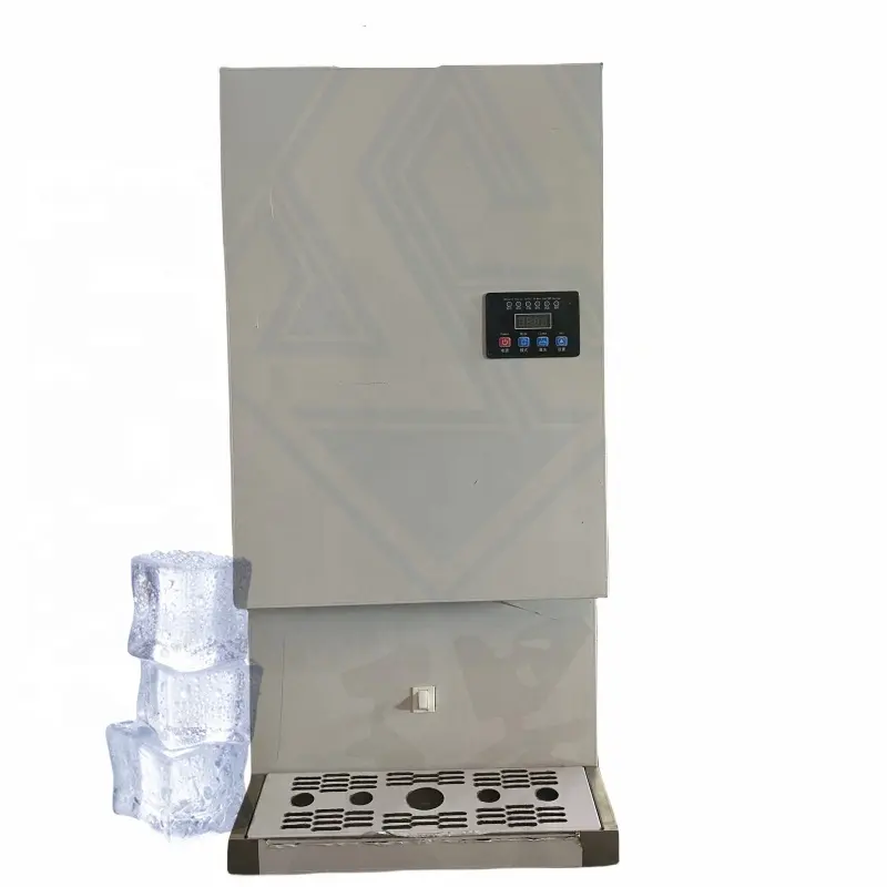 Máquina de hielo dispensador de agua refrigerador máquina de hielo comercial