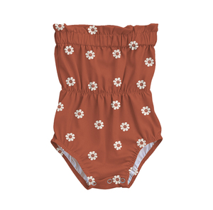 Mono de Verano para Bebés Niñas, Diseño Floral, sin <span class=keywords><strong>Tirantes</strong></span>, Moderno, de una Pieza, para Niñas Pequeñas - Product Image 4