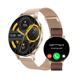 <span class=keywords><strong>Reloj</strong></span> <span class=keywords><strong>Inteligente</strong></span> para <span class=keywords><strong>Hombre</strong></span> con Tres Correas de Hombro, Cuerpo Ultrafino, Pantalla AMOLED de 1.75 Pulgadas, Acero Inoxidable, para Llamadas, Más de 150 Modos Deportivos - Product Image 3