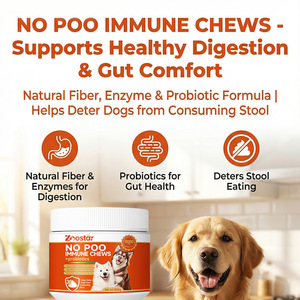 Pet No Poo Nutrition Soft Chews per la Salute Intestinale dei Cani - Integratore di Probiotici ed Enzimi Digestivi Disponibile - Product Image 3