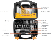 Ensemble d'outils de 100 pièces, perceuse, autres outils à main, boîte à outils