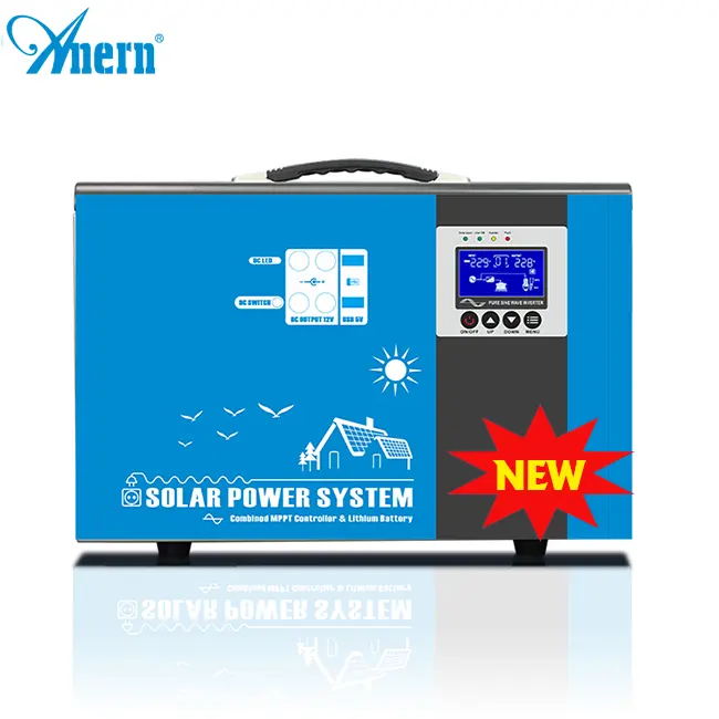 Anern generatore elettrico a pannello solare 2000w Power Bank per uso domestico