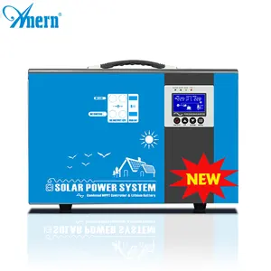 Anern Solar Panel Electric Generator 2000w Power Bank for Home Use
