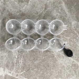 Moule rond à whisky 4 trous, outil de <span class=keywords><strong>cuisine</strong></span> pour boules de glace, grand outil d'été, Bar de fête - Product Image 6