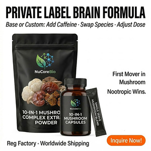 Extracto <span class=keywords><strong>de</strong></span> Hongos 10 en 1 USDA con Vitamina C, Melena <span class=keywords><strong>de</strong></span> León, Reishi y Cola <span class=keywords><strong>de</strong></span> Pavo - Envase en Tambor - Product Image 6