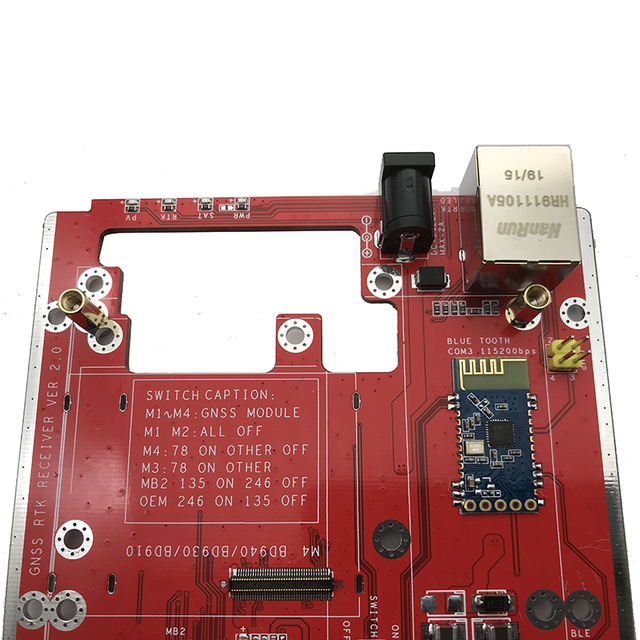 Development board/EVB/EVK/base board with BT for GNSS Trimble BD970/BD982/BD990/BD992 Novatel OEM615/OEM628/OEM719