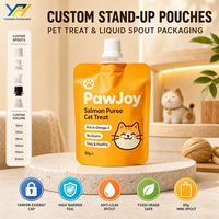 Pochette à bec verseur personnalisée OEM/ODM avec logo imprimé pour liquides nutritionnels pour animaux et suppléments animaux