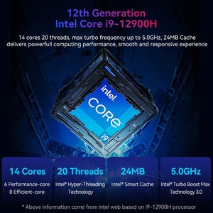 Mini PC de jeu In-tel Core I7 I9 GTX1650 USB3.0 WIFI4.0 Type C LAN Ordinateur à trois écrans - Product Image 3