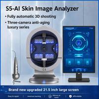Nouveau 2025 Analyseur de peau et de cheveux 3D à miroir magique avec IA pour usage domestique, analyseur d'hydratation cutanée et capillaire, facial