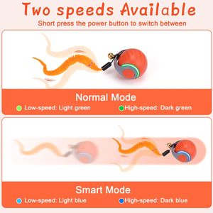 Juguete interactivo automático para gatos activado por movimiento, bola rodante inteligente para gatos aburridos, juguete de movimiento para mascotas para mantenerlos ocupados - Product Image 4