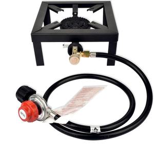 Réchaud à <span class=keywords><strong>gaz</strong></span> portable en <span class=keywords><strong>fonte</strong></span> robuste et durable pour camping, compatible avec les interfaces de grands réservoirs de <span class=keywords><strong>gaz</strong></span> américains – Vente chaude - Product Image 2