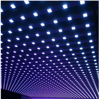 Luz LED de Matriz de Píxeles Cuadrados RGB Controlada por DMX512 con Clasificación IP65 y DC24V para Decoración de Discotecas, Bares y Clubes Nocturnos