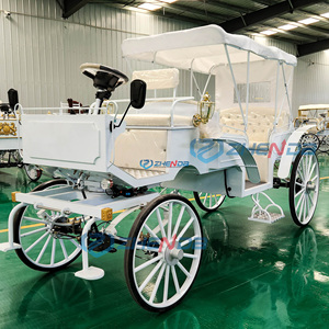Carruaje de Caballos Eléctrico de Lujo Personalizado 2026, Carruaje Real Tirado por Caballos, Transporte Especial, Carruaje para Bodas - Product Image 4