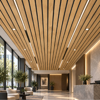 Planche de plafond en PVC à grain de bois 300*9mm, bande de panneau pour décoration intérieure, panneau de faux plafond en plastique, résistant à l'humidité